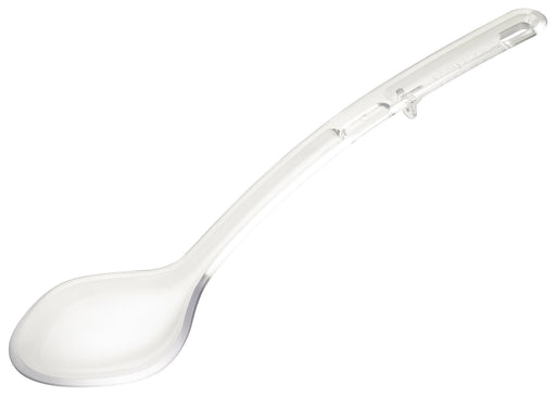 13" Serving Spoon, Clear, PC, Curve (12 Each)-cityfoodequipment.com