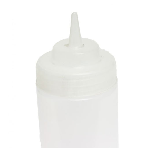 Thunder Group PLTHSB016CW 16 oz Wide Mouth Squeeze Bottle - Plastic, Clear - 1, (pack)-cityfoodequipment.com