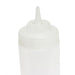 16 OZ WIDE-MOUTH SQUEEZE BOTTLE, CLEAR (6PK) LOT OF 1 (Pk)-cityfoodequipment.com