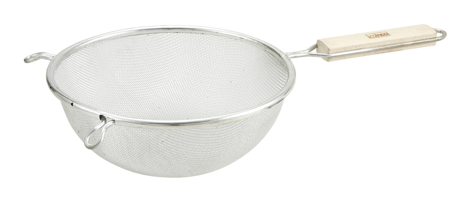 10-1/4" Single Mesh Strainer, Fine, Tin (12 Each)-cityfoodequipment.com
