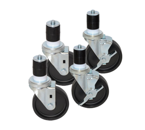 Caster Pack, swivel, 1