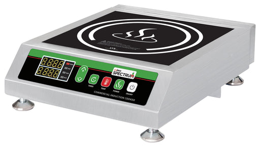 Winco Commercial Countertop Induction Cooker, 240V, 3400W (2 Set)-cityfoodequipment.com
