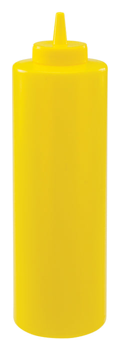 24oz Squeeze Bottles, Yellow, 6pcs/pk (6 Pack)-cityfoodequipment.com