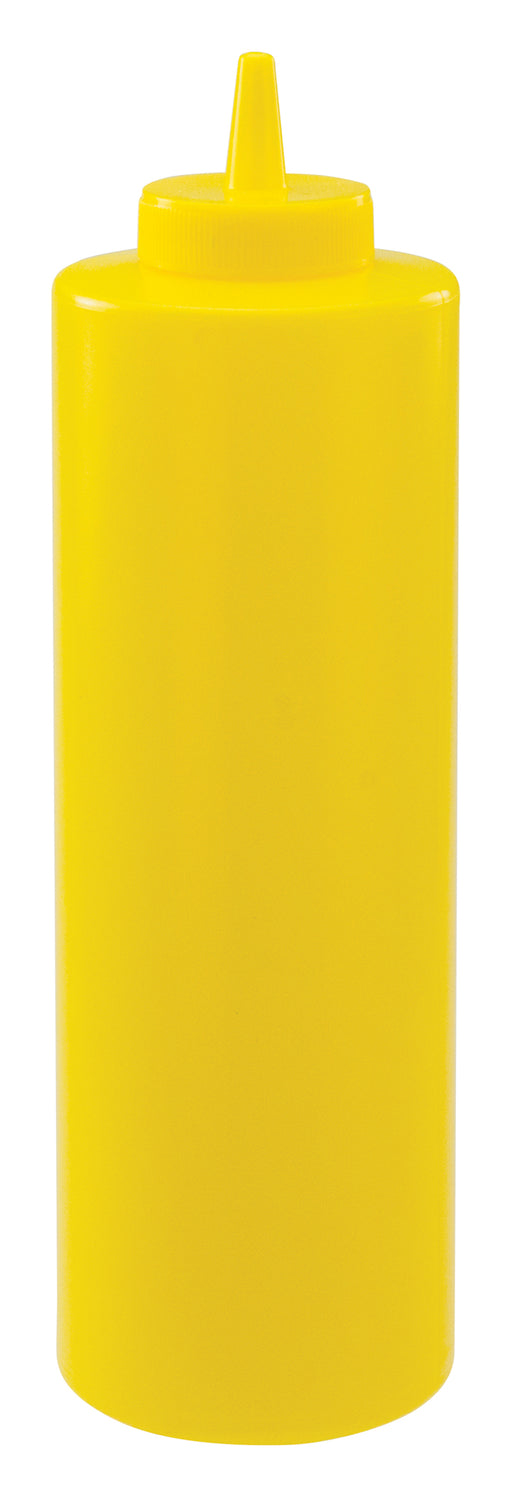 24oz Squeeze Bottles, Yellow, 6pcs/pk (6 Pack)-cityfoodequipment.com