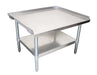 Compass Economy Equipment 
Stand. 61"L x 30"W x 23"H. 
T-430 18 ga Stainless Steel 
Top.-cityfoodequipment.com