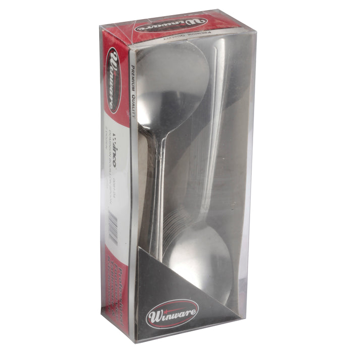 Dominion Bouillon Spoon, 2doz/pk, 18/0 Medium Weight (24 Pack)-cityfoodequipment.com
