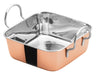 Mini Roasting Pan, 4-1/2"Sq, Copper Plated (12 Each)-cityfoodequipment.com