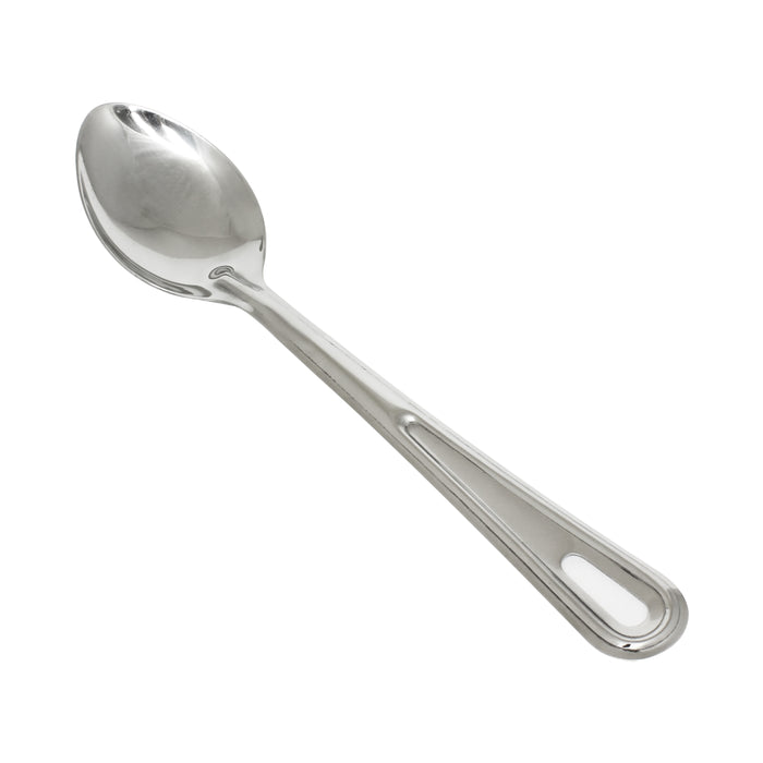 13" SOLID BASTING SPOON, STAINLESS LOT OF 12 (Ea)-cityfoodequipment.com