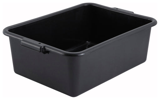 Dish Box, 7" Depth Black Polypropylene-cityfoodequipment.com