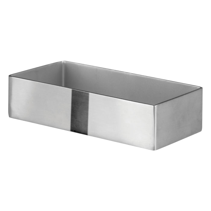 Rectangular Sugar Packet Holder, 3-3/16"L x 2-1/2"W, Stainless Steel (12 Each)-cityfoodequipment.com