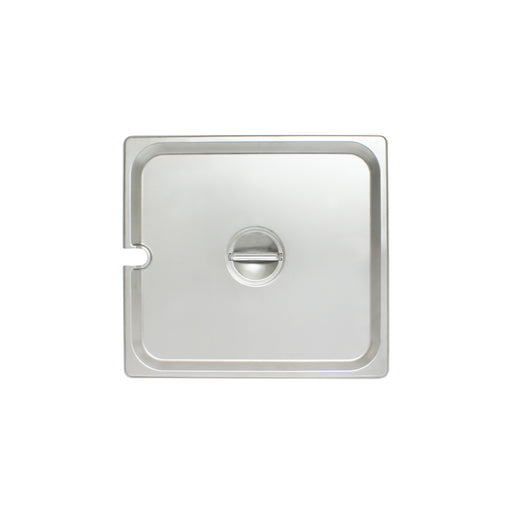 Thunder Group STPA5230CS Two Third Size Steam Pan Cover - Notched, Stainless - 12, (each)-cityfoodequipment.com
