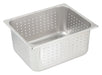 Perforated Steam Pan, Half-size, 6", S/S (6 Each)-cityfoodequipment.com