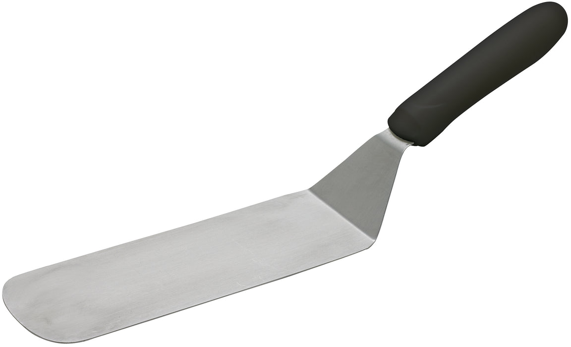Flexible Turner w/Offset, Black PP Hdl, 8-1/4" x 2-7/8" Blade (12 Each)-cityfoodequipment.com