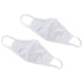 Face Mask, 2-Ply, 100% Cotton, L/XL, White, 2pcs/pk (50 Pack)-cityfoodequipment.com