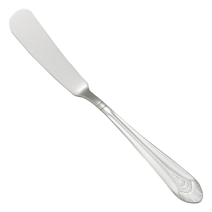 Peacock Butter Spreader, 18/8 Extra Heavyweight (25 Dozen)-cityfoodequipment.com