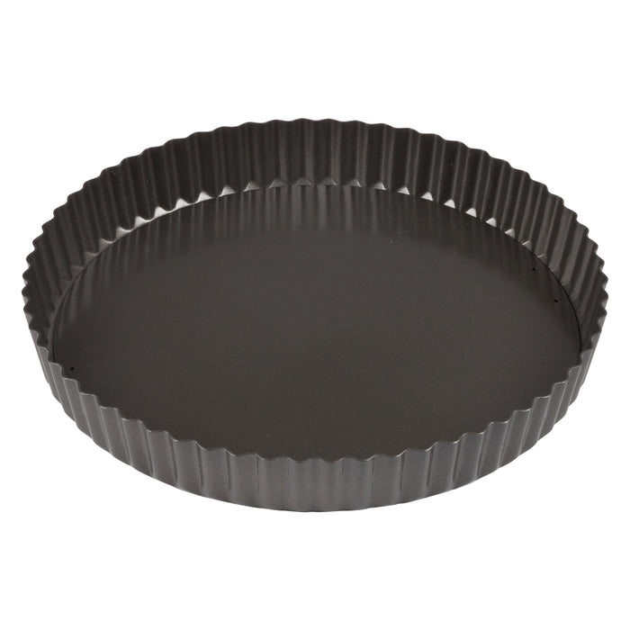 10" Quiche Pan, Non-stick, Carbon Steel (6 Each)-cityfoodequipment.com
