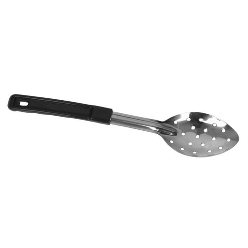 Thunder Group SLPBA313 15" Perforated Basting Spoon w/ Black Bakelite Handle, Stainless - 12, (each)-cityfoodequipment.com