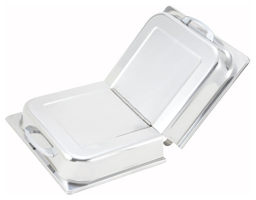 Dome Cover, Full-size, Hinged Opening, S/S (12 Each)-cityfoodequipment.com