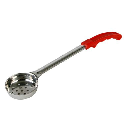 Thunder Group SLLD102PA 2 oz Perforated Portion Spoon w/ Stainless Bowl, Red - 12, (each)-cityfoodequipment.com