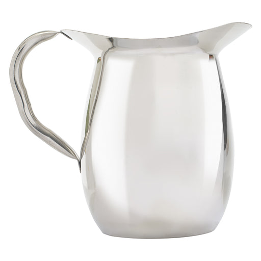 3qt Bell Pitcher, S/S (12 Each)-cityfoodequipment.com
