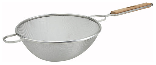 10-1/2" Single Mesh Strainer, Fine, S/S (12 Each)-cityfoodequipment.com
