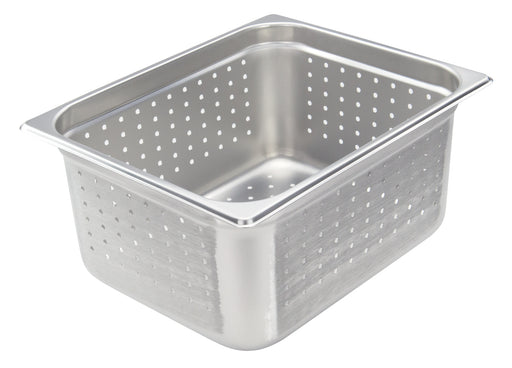 Perforated Steam Pan, Half Size 6"D, 22 Ga S/S (6 Each)-cityfoodequipment.com