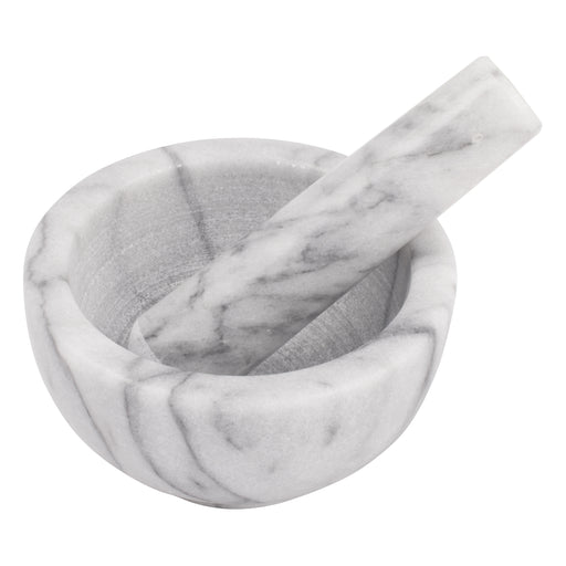 Mortar and Pestle Set, Marble (6 Set)-cityfoodequipment.com