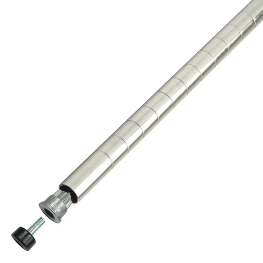 Wire Shelf Post, Chrome Plated, 8" (4 Each)-cityfoodequipment.com