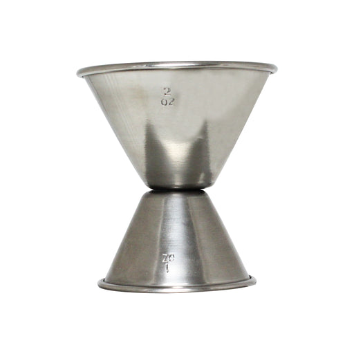 Thunder Group SLJG003 Double Jigger - 1 & 2 oz, Stainless - 12, (each)-cityfoodequipment.com
