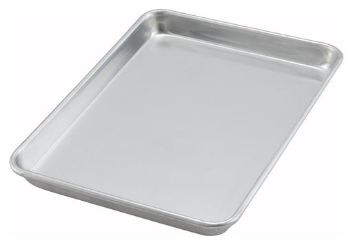 Sheet Pan, 1/4 Size, 9.5"x13", Open Bead, 16 Gauge, Aluminum, NSF (24 Each)-cityfoodequipment.com