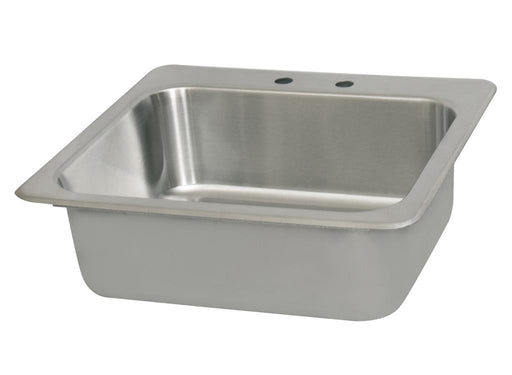 1 Compartment Drop-In Sink 20" x 16" x 8" w/ Faucet-cityfoodequipment.com