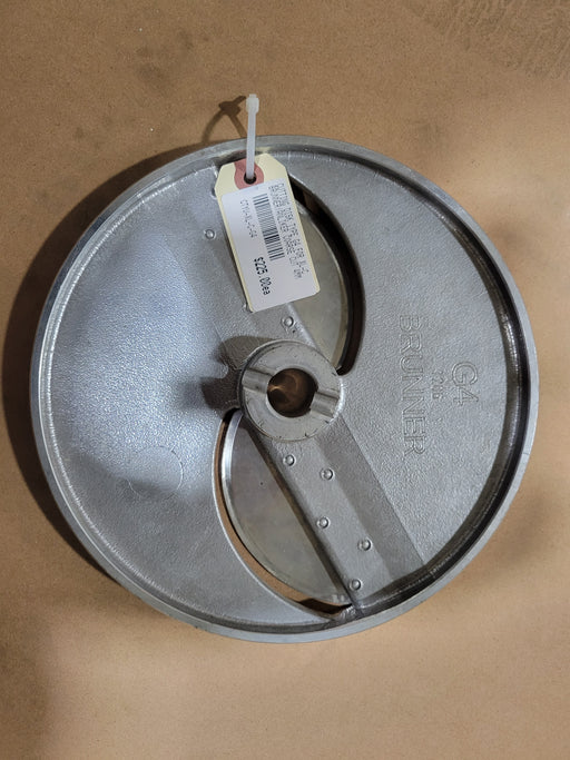 CUTTING DISK TYPE G4 FOR XL-C BRUNNER/ANLIKER COARSE CUT 4MM-cityfoodequipment.com