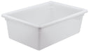 Food Storage Box, 18" x 26" x 9", White, PP (6 Each)-cityfoodequipment.com