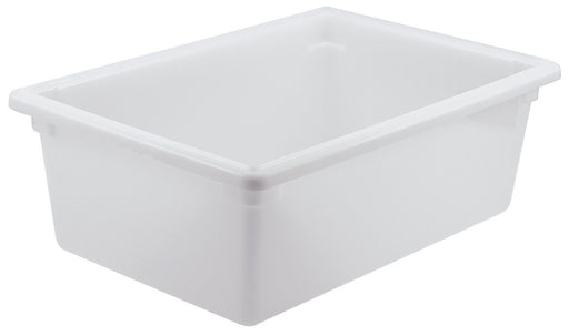Food Storage Box, 18" x 26" x 9", White, PP (6 Each)-cityfoodequipment.com