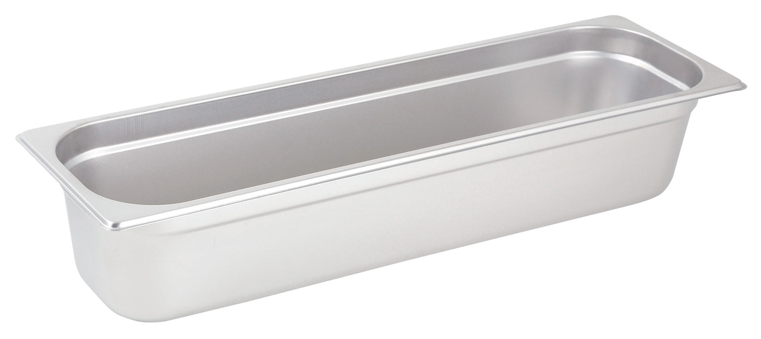 Anti-jam Steam Pan, Half Size Long 4"D, 22 Ga S/S (6 Each)-cityfoodequipment.com
