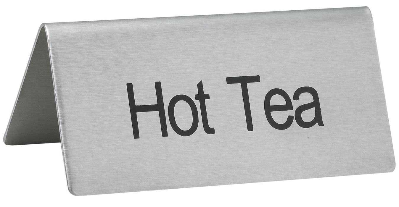 Tent Sign, "Hot Tea", S/S (12 Each)-cityfoodequipment.com