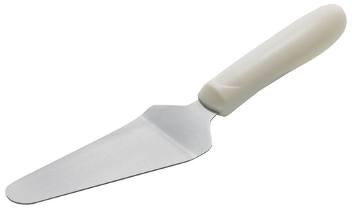 Pie Server w/Offset, White PP Hdl, 4-5/8" x 2-3/8" Blade (12 Each)-cityfoodequipment.com