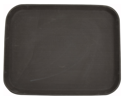 14" x 18" Easy Hold Rubber Lined Tray, Brown, Rectangular (6 Each)-cityfoodequipment.com