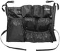 Caddy Bag, 29"Lx20"H, Adjustable Ties, Nylon, for 32 or 44 Gal Container, Black (6 Each)-cityfoodequipment.com