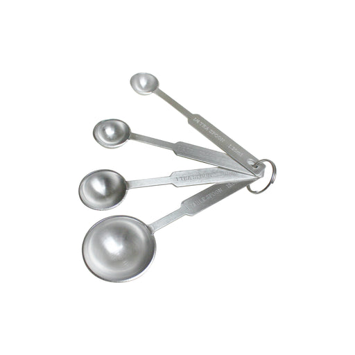 Thunder Group SLMC2416 4 Piece Measuring Spoon Set, Stainless - 24, (set)-cityfoodequipment.com