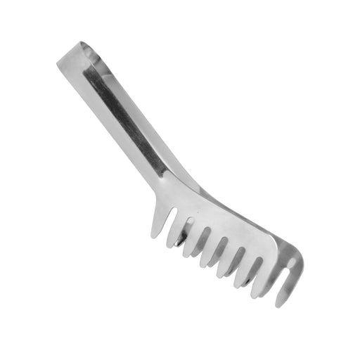 Thunder Group SLTG208 8" Spaghetti Tongs, Stainless - 12, (each)-cityfoodequipment.com
