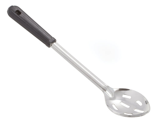 15" Slotted Basting Spoon, Bakelite Hdl, S/S (12 Each)-cityfoodequipment.com