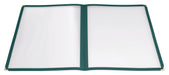 Menu Cover, Double Fold, 9-3/8" x 12-1/8", Green (25 Each)-cityfoodequipment.com