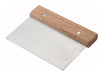 Dough Scraper, Wooden Hdl, S/S Blade (12 Each)-cityfoodequipment.com