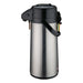 2.2L Glass Lined Airpot w/Push Button Top, S/S Body (6 Each)-cityfoodequipment.com