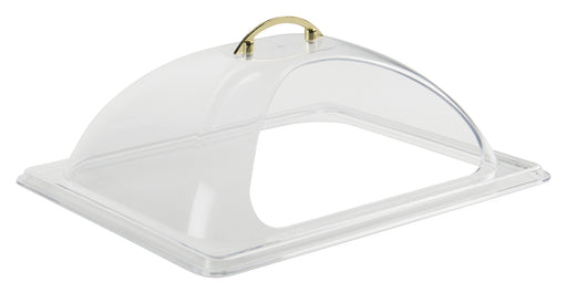 Dome Cover, Half-size, Cut-out Opening, PC (12 Each)-cityfoodequipment.com