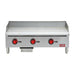 Iron Range Commercial Griddle, Natural Gas, Countertop, 36"W, Manual Controls, 36"W X 21"D-cityfoodequipment.com