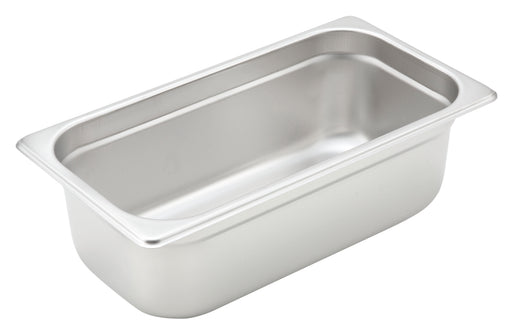Anti-jam Steam Pan, 1/3 Size, 4", 22 Ga S/S (12 Each)-cityfoodequipment.com
