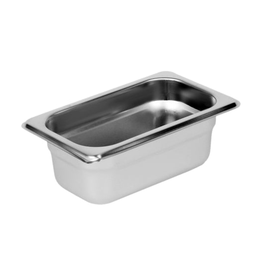 Thunder Group STPA4192 Ninth Size Steam Pan, Stainless - 12, (each)-cityfoodequipment.com