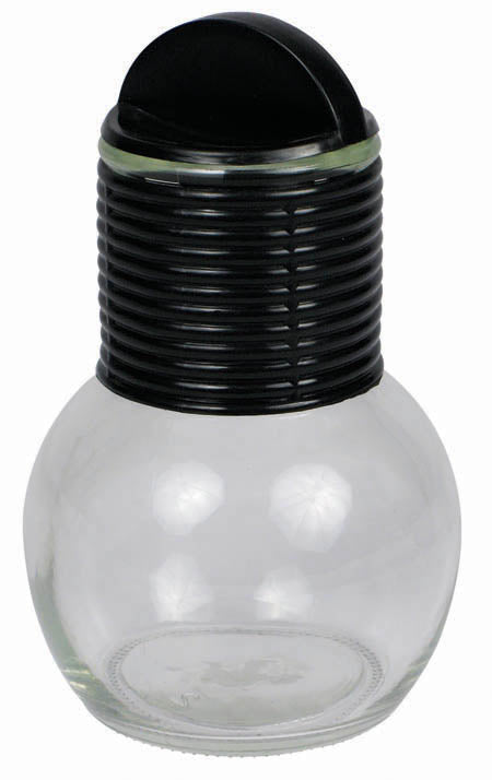 10oz Glass Hottle, Plastic Lid (12 Each)-cityfoodequipment.com